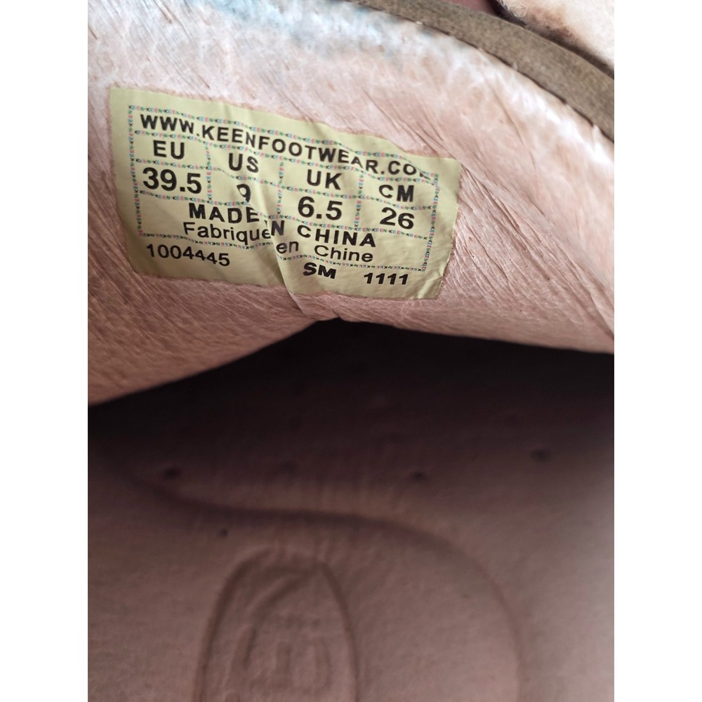 Keen Toyah Women's Hiking Sneakers Size 9 EU 39.5 Brown Leather Walking Shoes - Picture 10 of 10